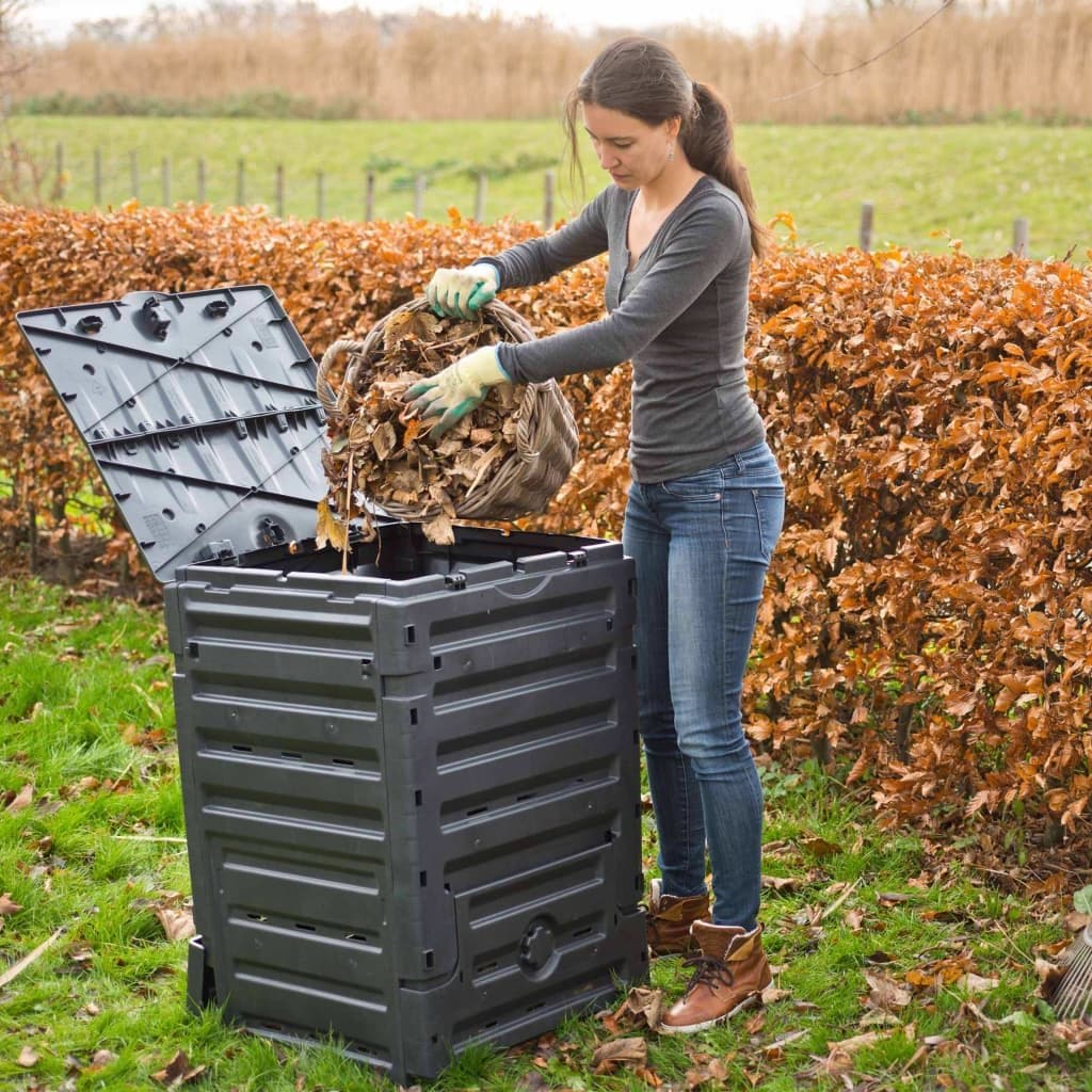 Nature Compostbak 300 L zwart — afbeelding 5