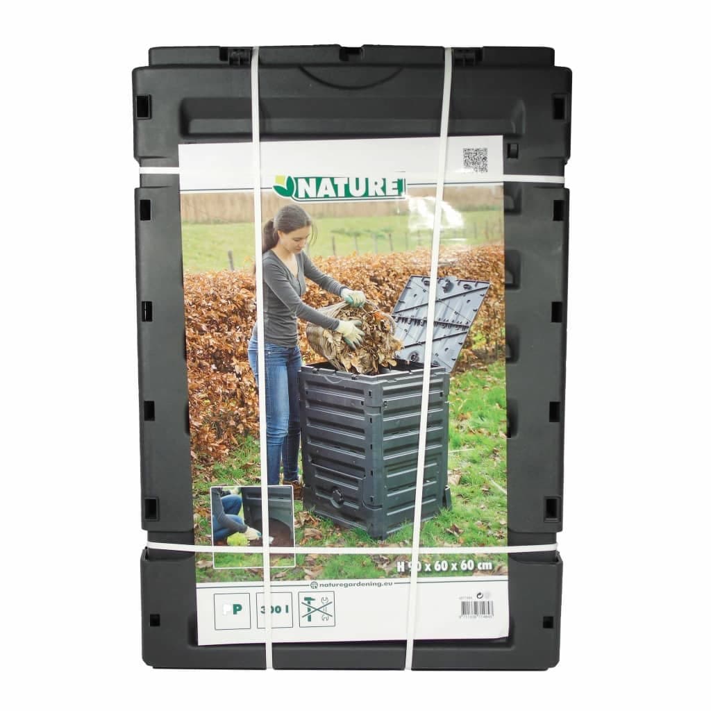 Nature Compostbak 300 L zwart — afbeelding 8