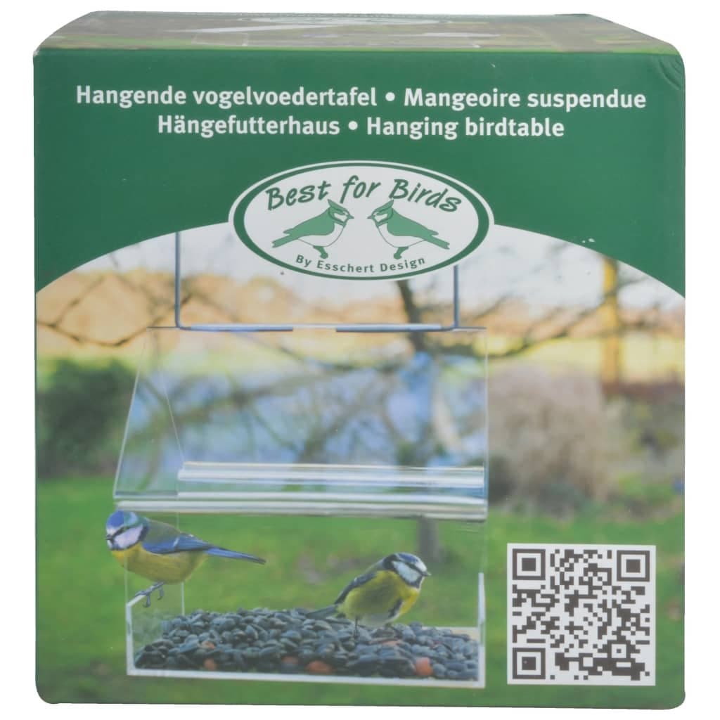 Esschert Design Vogelvoedertafel hangend acryl — afbeelding 3