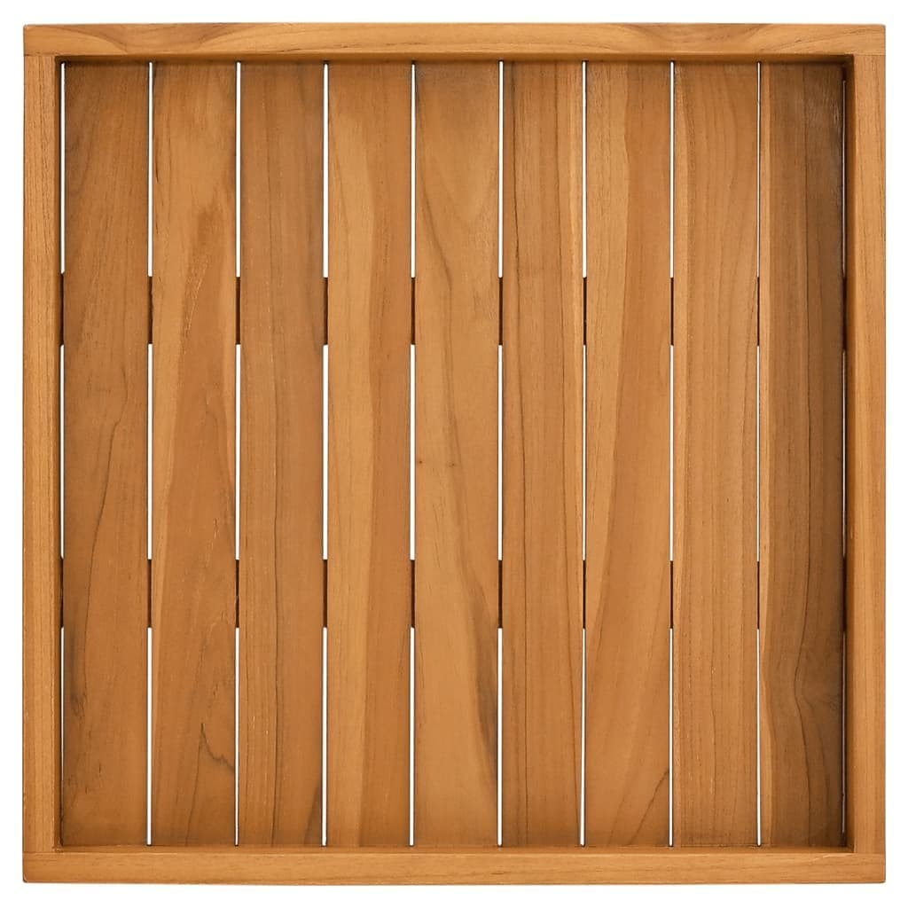 Dienblad 50×50 cm massief teakhout — afbeelding 5