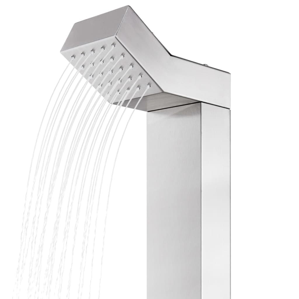 Buitendouche met bruine basis 225 cm roestvrij staal — afbeelding 7