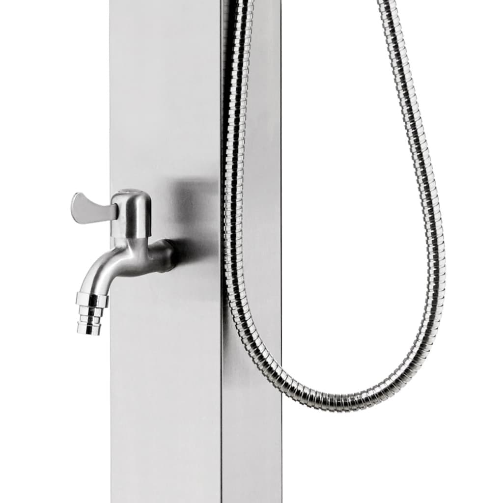 Buitendouche met bruine basis 225 cm roestvrij staal — afbeelding 10