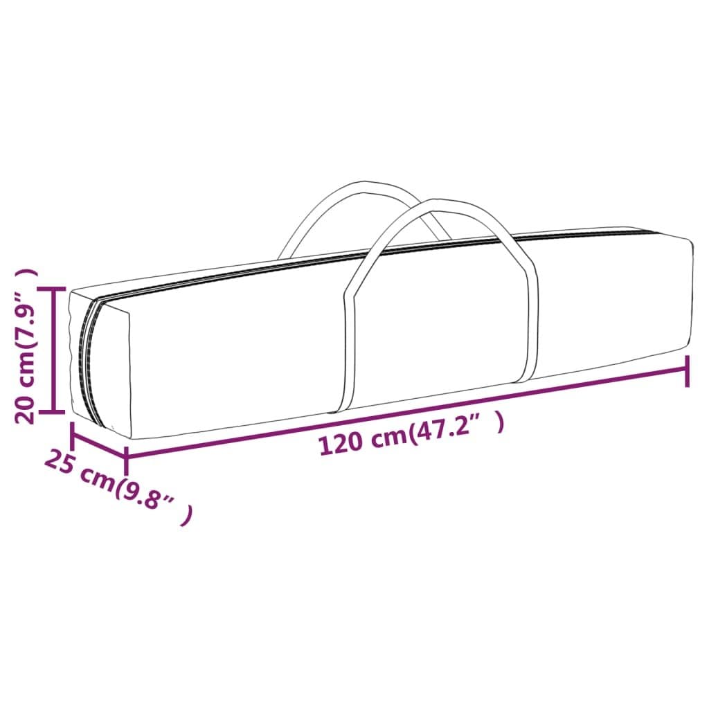 Partytent inklapbaar 3×6 m blauw — afbeelding 10