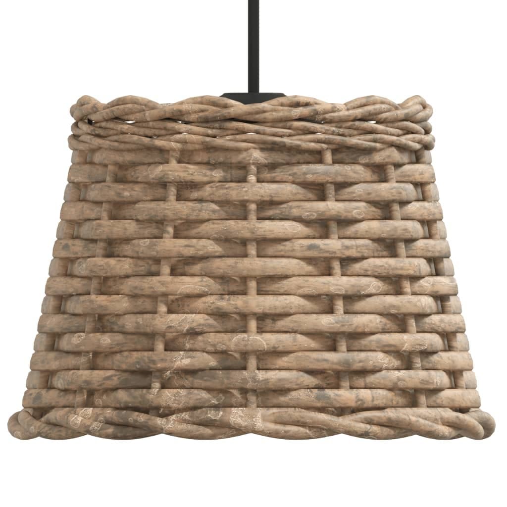 Plafondlampenkap Ø20×15 cm wicker bruin — afbeelding 4