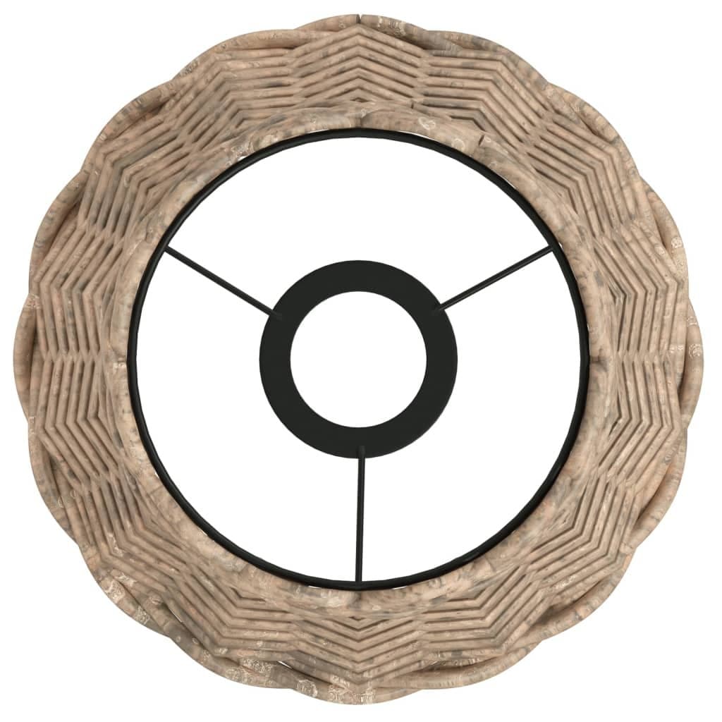 Plafondlampenkap Ø20×15 cm wicker bruin — afbeelding 5