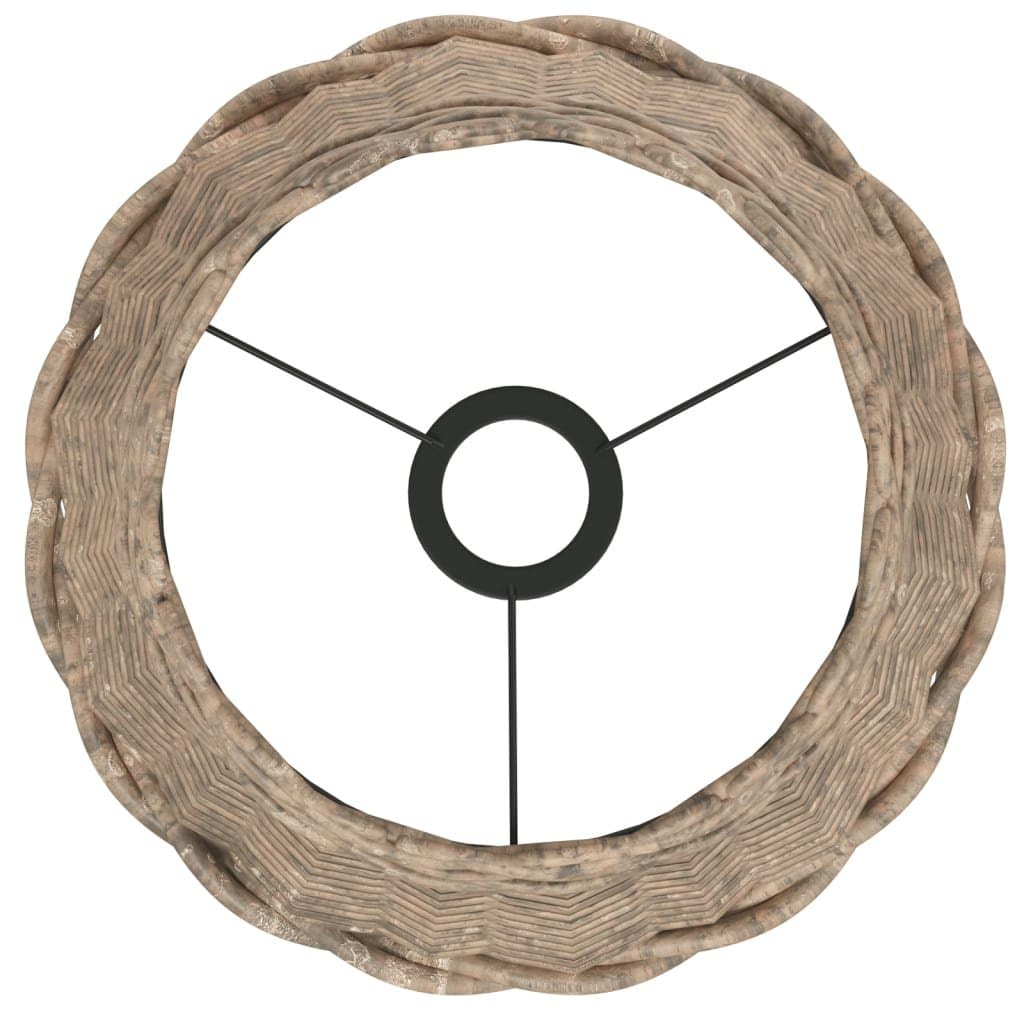 Plafondlampenkap Ø30×20 cm wicker bruin — afbeelding 5