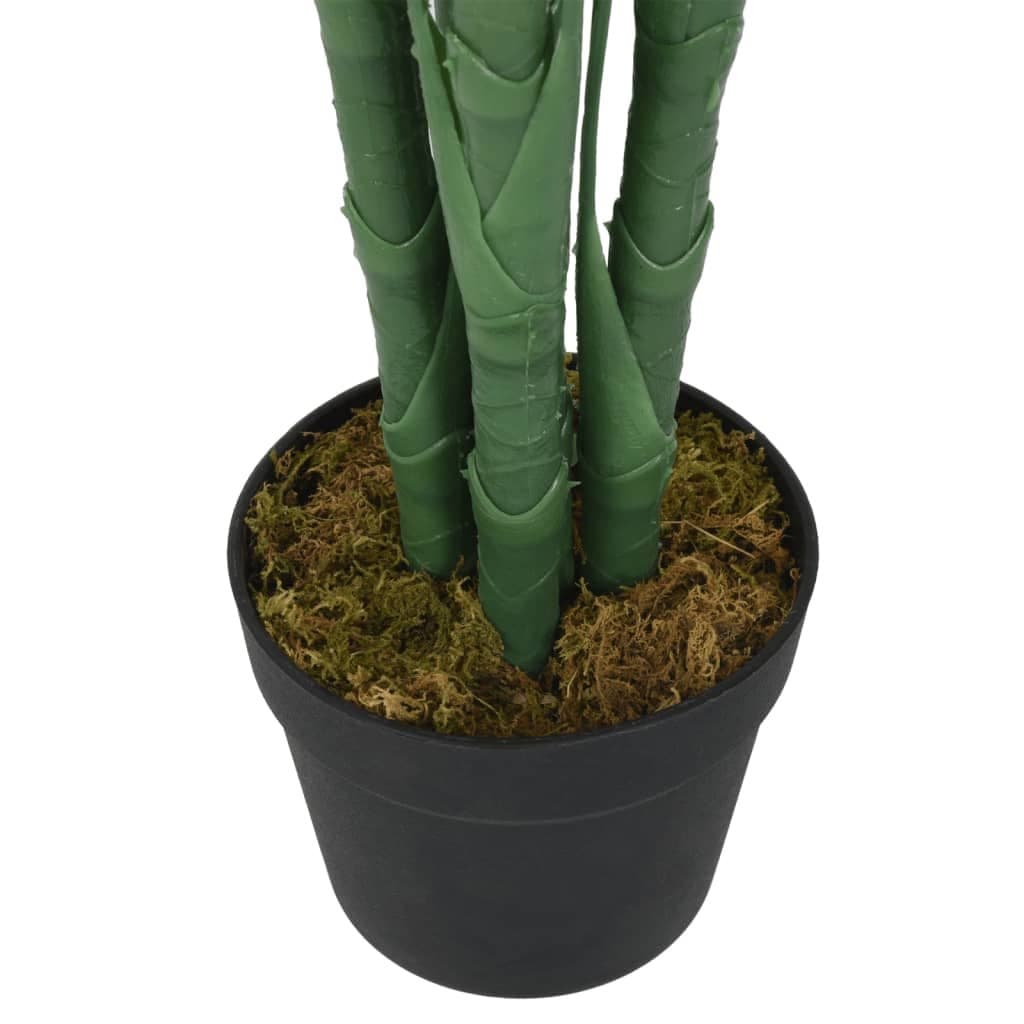 Kunstplant palmboom 28 bladeren 120 cm groen — afbeelding 4