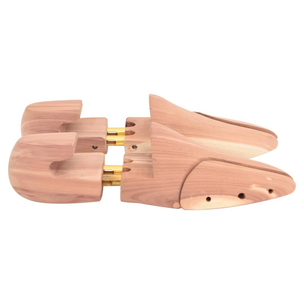 Schoenspanner met schoenlepel EU 42-43 massief cederhout — afbeelding 4