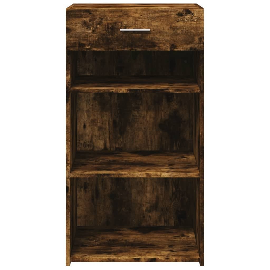 Dressoir 50×42,5×93 cm bewerkt hout gerookt eikenkleurig — afbeelding 4