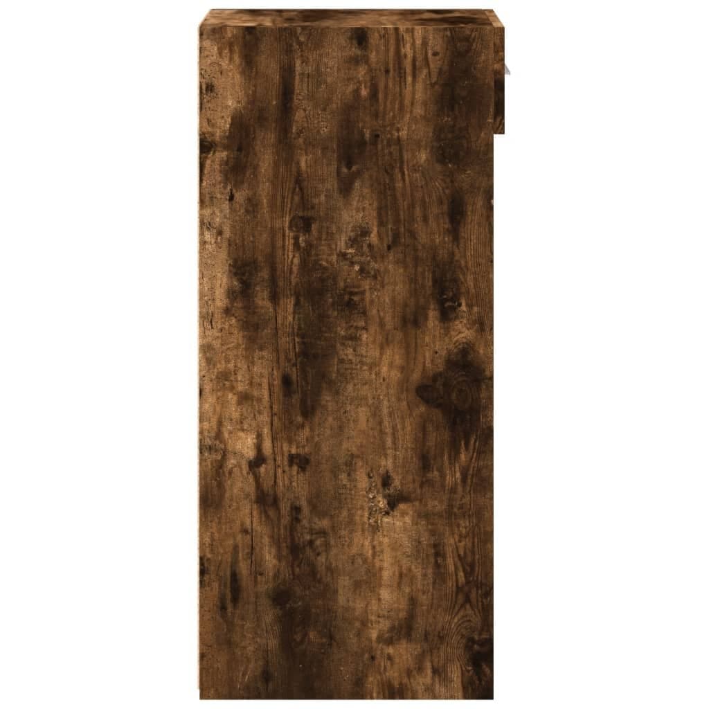 Dressoir 50×42,5×93 cm bewerkt hout gerookt eikenkleurig — afbeelding 5