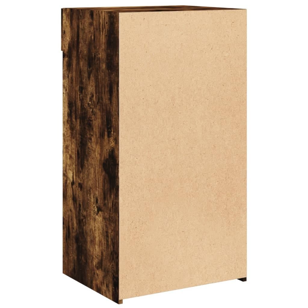 Dressoir 50×42,5×93 cm bewerkt hout gerookt eikenkleurig — afbeelding 6