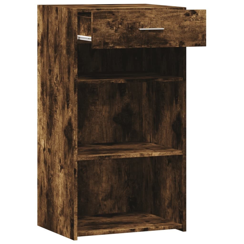 Dressoir 50×42,5×93 cm bewerkt hout gerookt eikenkleurig — afbeelding 7