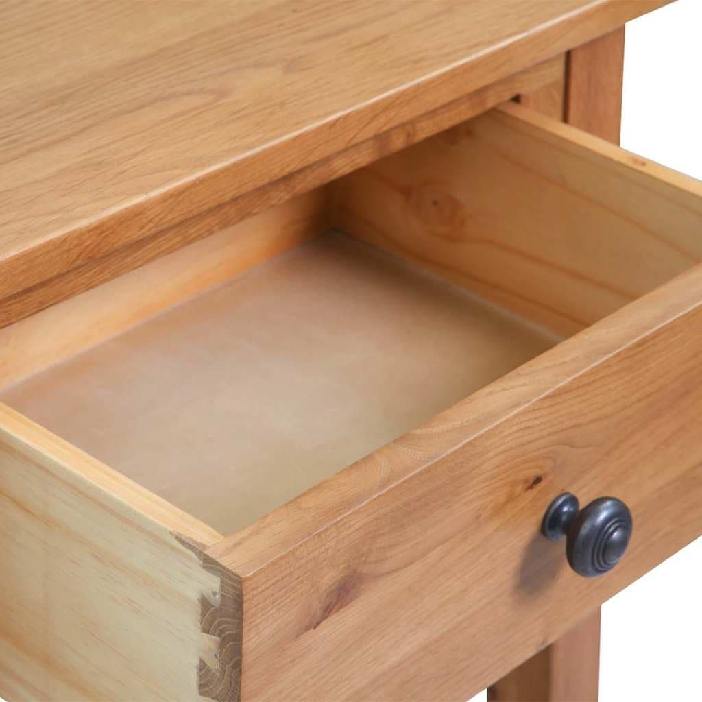 Wandtafel 50x32x75 cm massief eikenhout — afbeelding 5