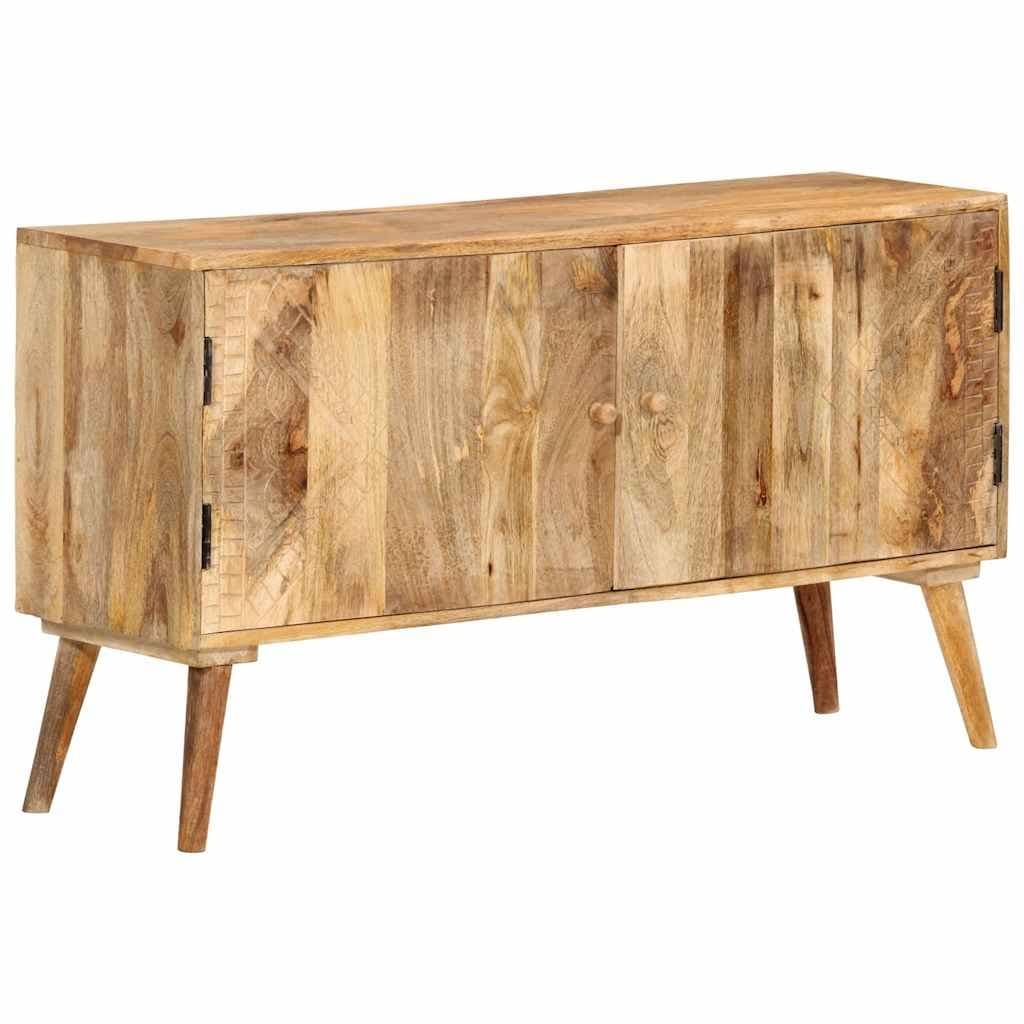 Dressoir 110x30x60 cm massief mangohout — afbeelding 6