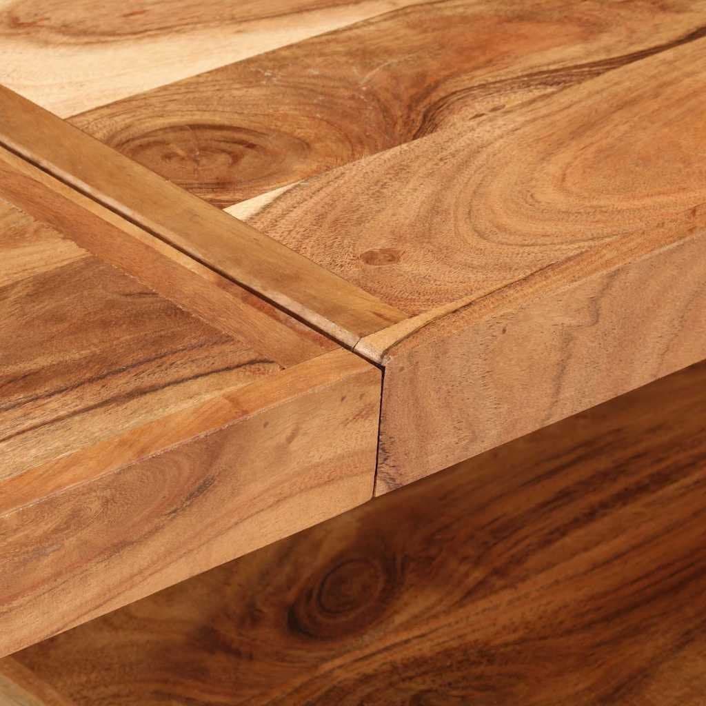Wandtafel 150x30x75 cm massief acaciahout — afbeelding 3
