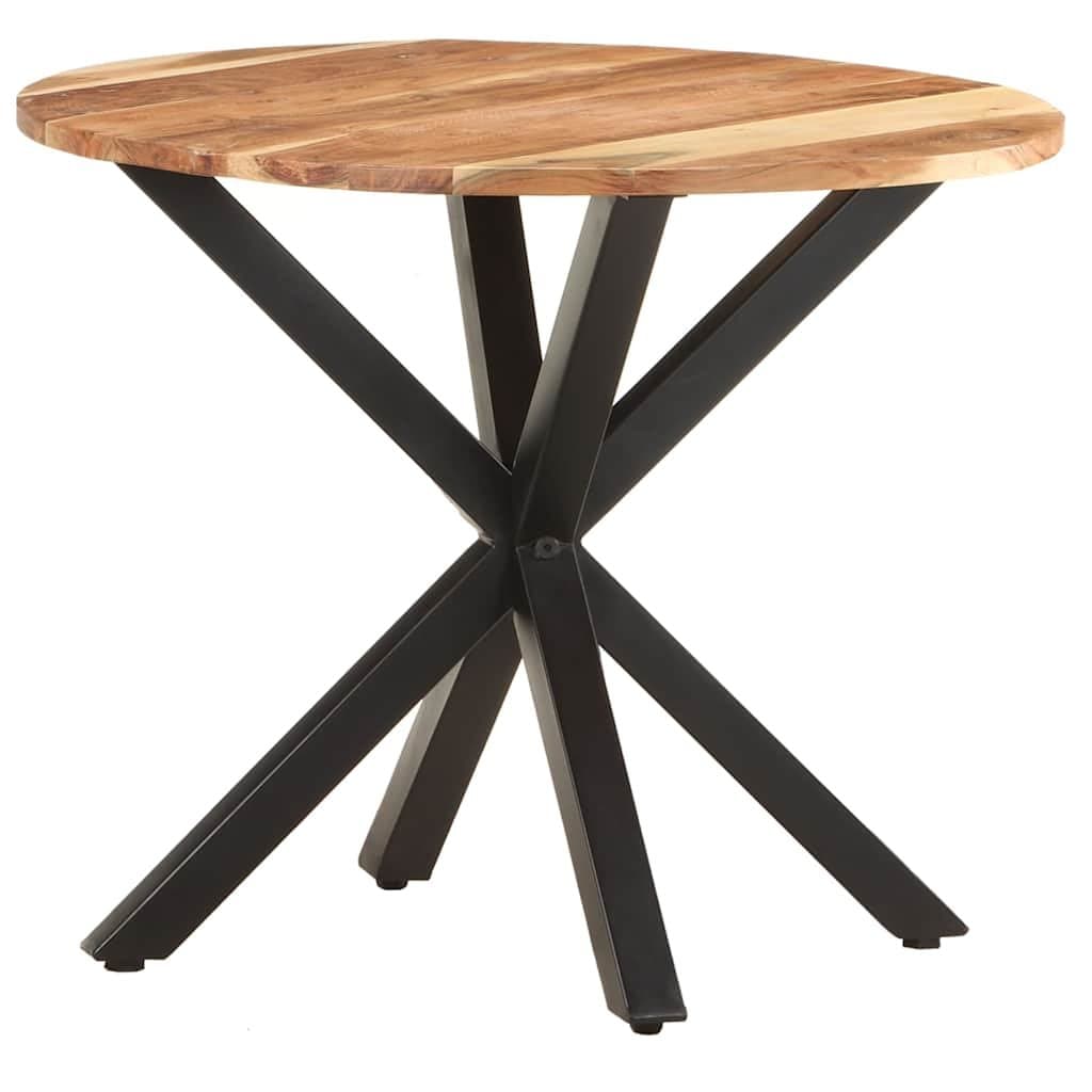 Bijzettafel 68x68x56 cm massief acaciahout — afbeelding 3