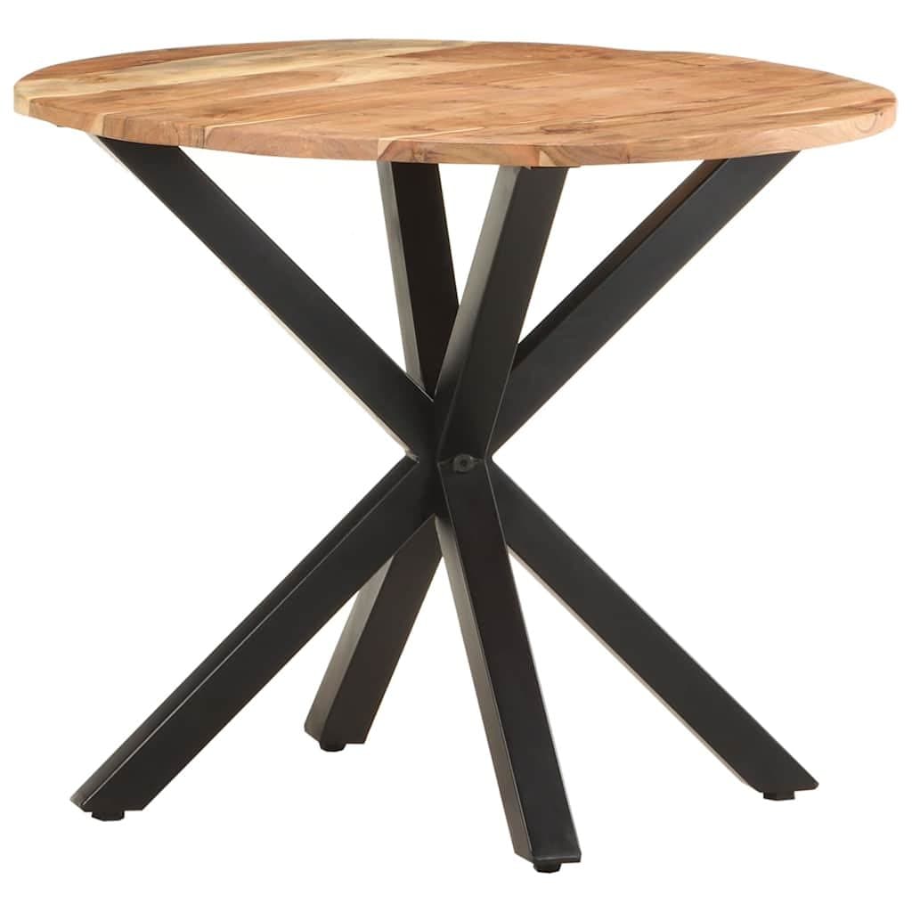 Bijzettafel 68x68x56 cm massief acaciahout — afbeelding 4