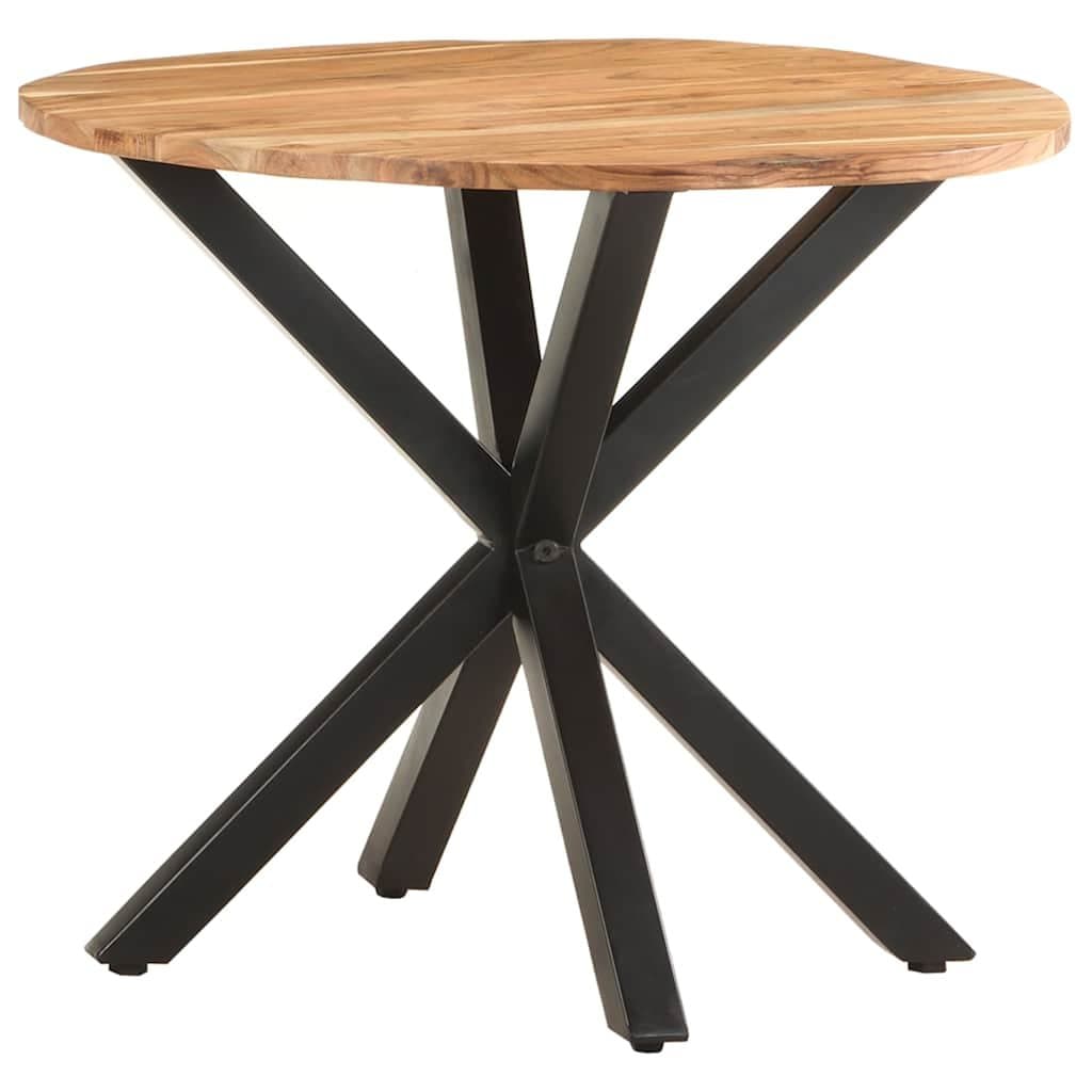 Bijzettafel 68x68x56 cm massief acaciahout — afbeelding 6