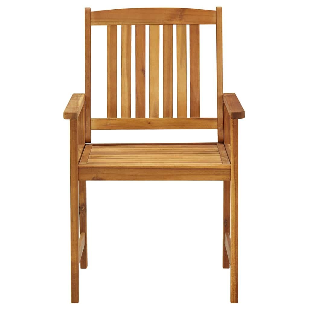 Tuinstoelen 2 st met kussens massief acaciahout — afbeelding 5