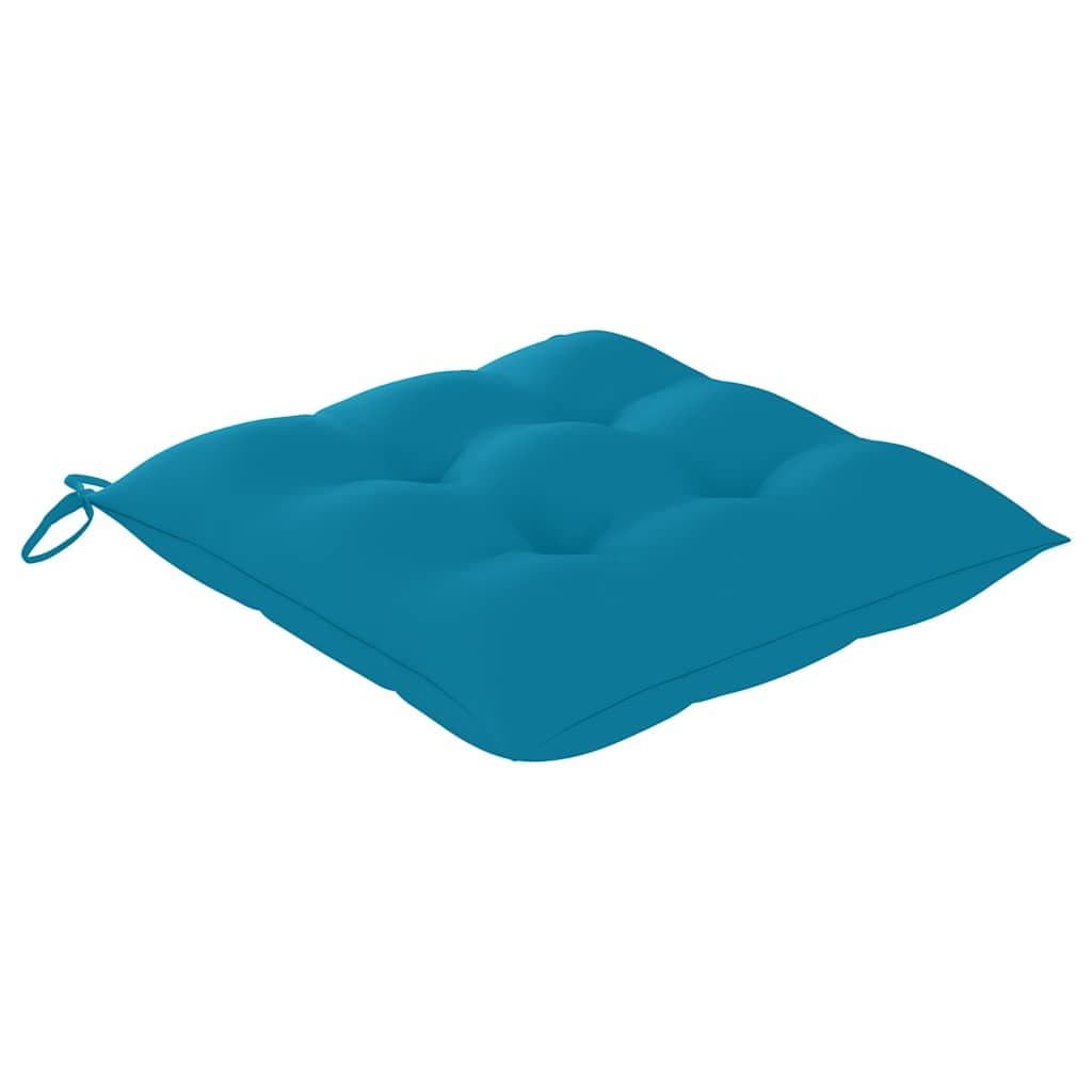 Set van 2 klapstoelen met kussens, gemaakt van massief acaciahout. — afbeelding 6