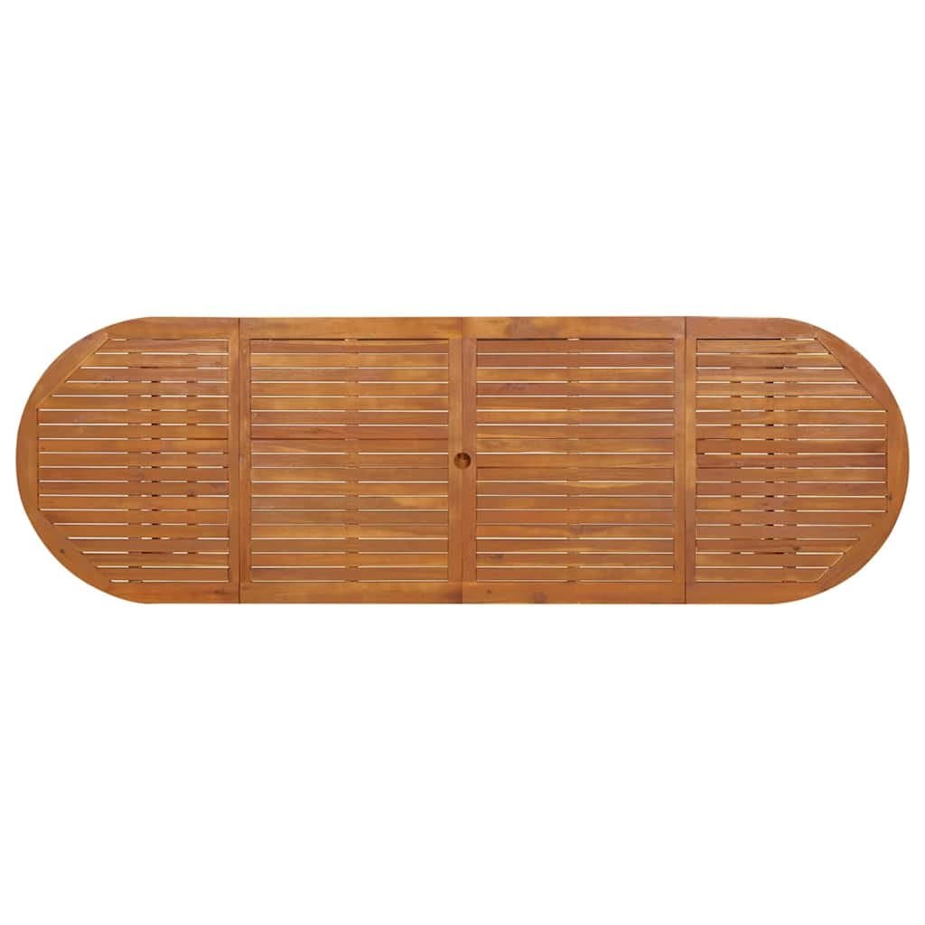 Tuintafel 280x90x75 cm massief acaciahout — afbeelding 4