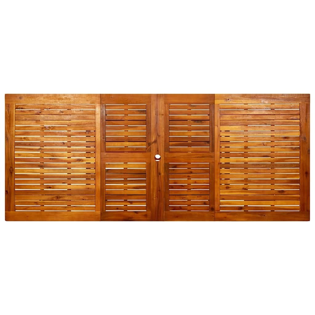 Tuintafel (160-240)x100x75 cm massief acaciahout — afbeelding 6