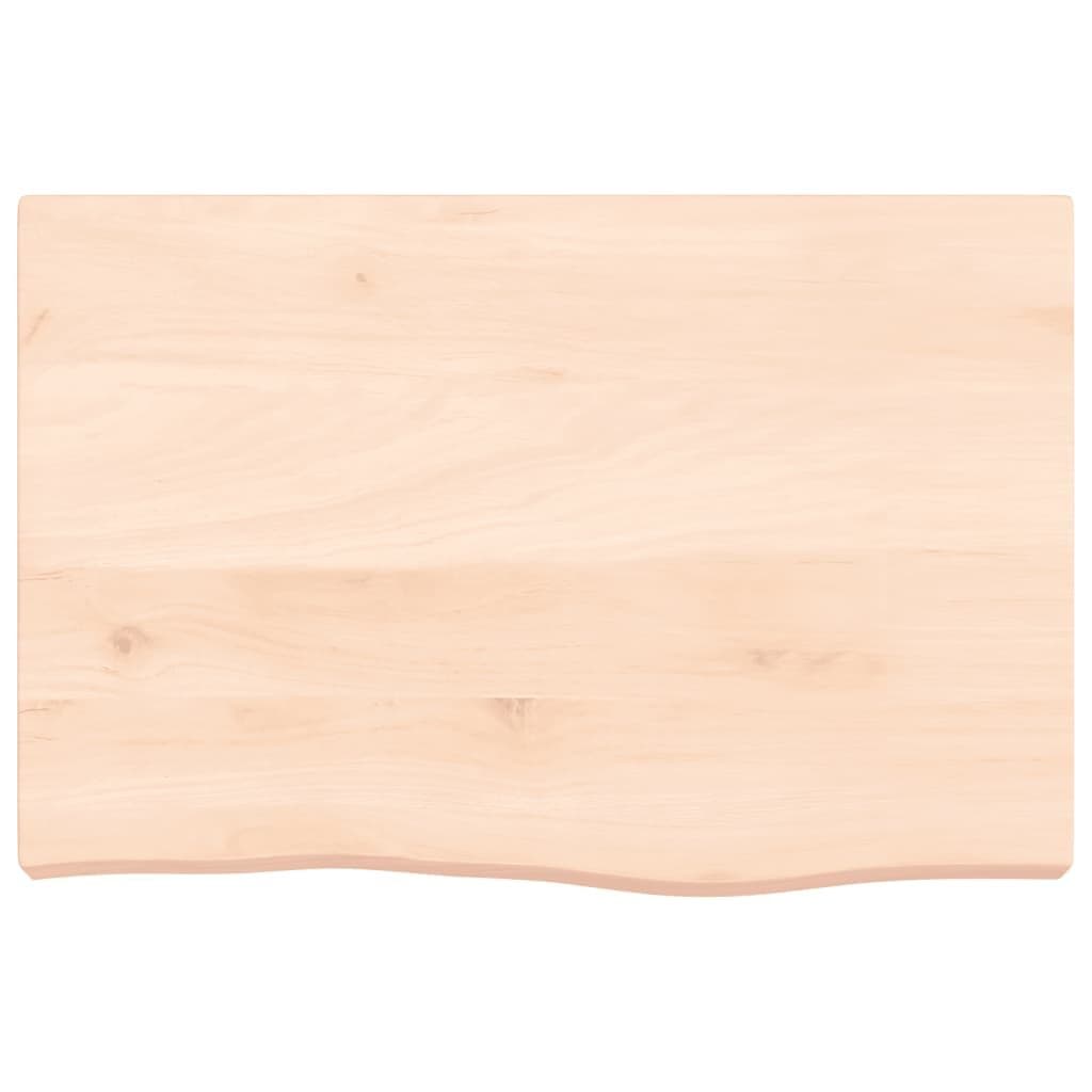 Wandschap 60x40x(2-6) cm onbehandeld massief eikenhout — afbeelding 5