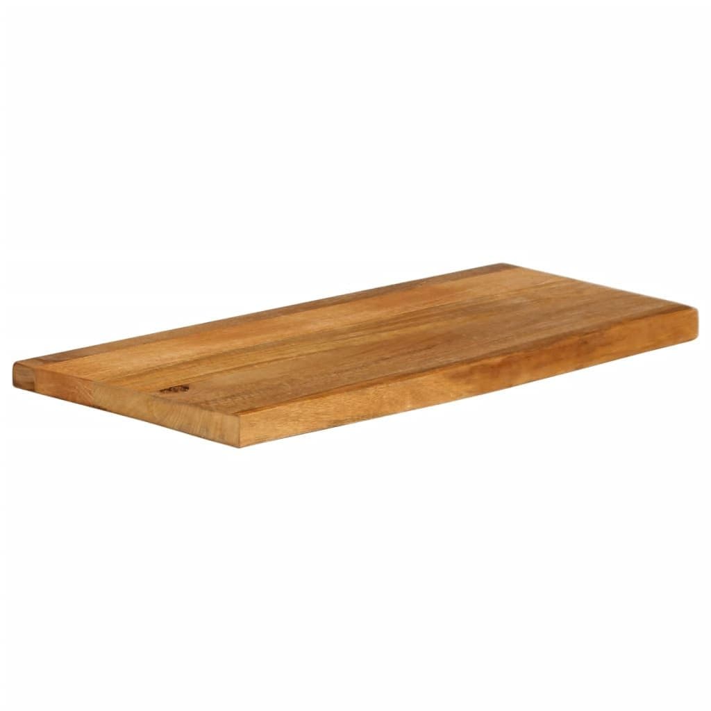 Tafelblad met natuurlijke rand 90x40x2,5 cm massief mangohout — afbeelding 2