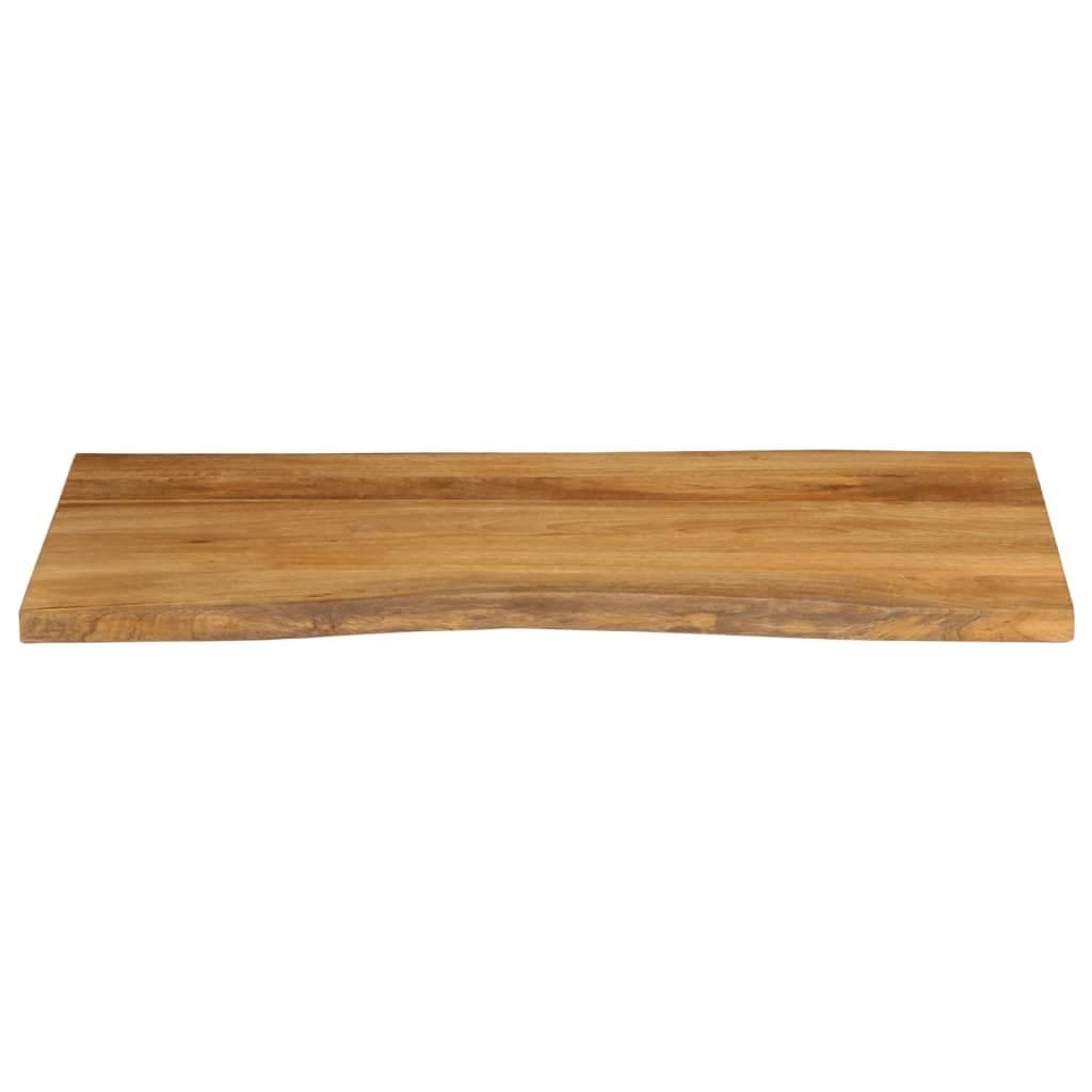 Tafelblad met natuurlijke rand 100x60x2,5 cm massief mangohout — afbeelding 3