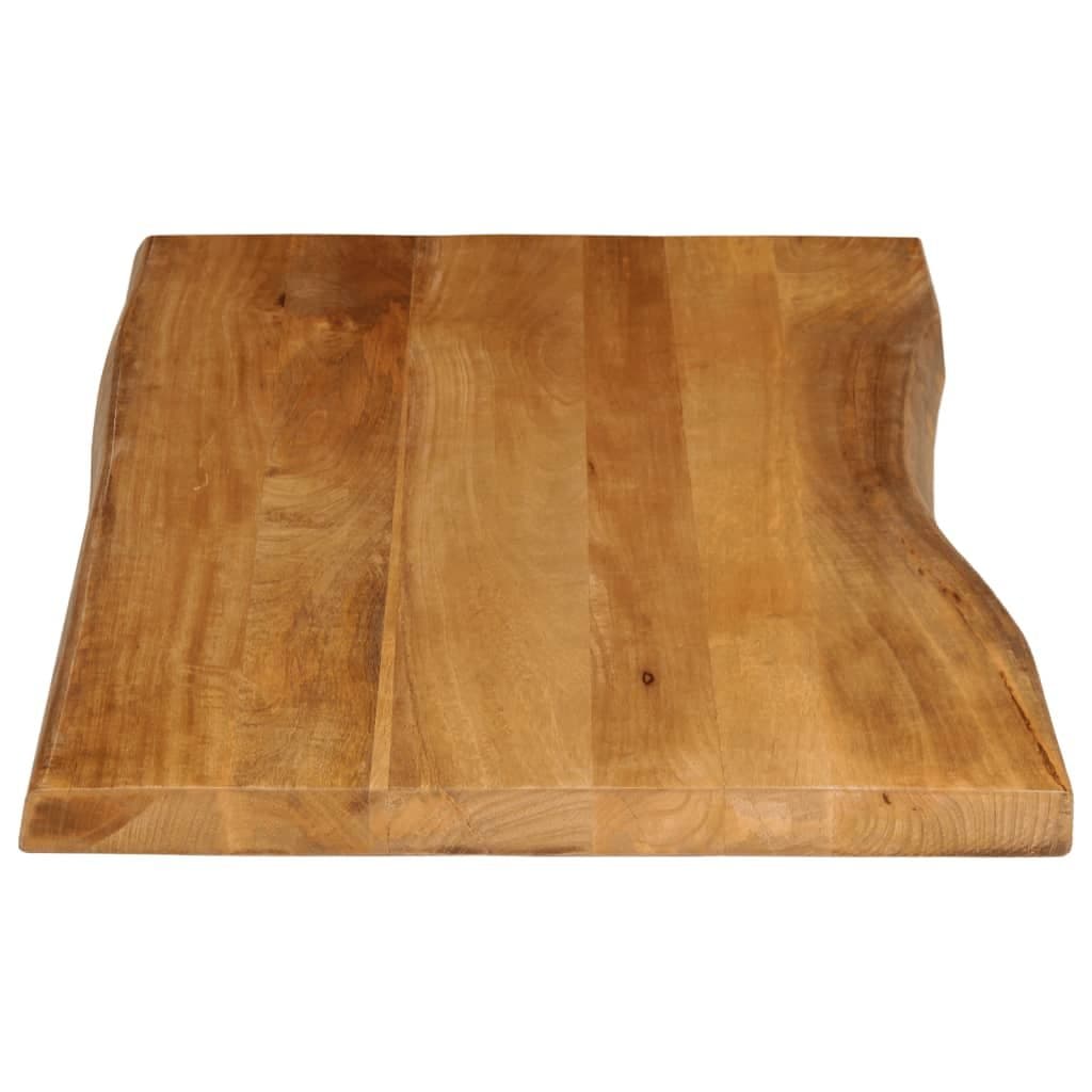 Tafelblad met natuurlijke rand 100x60x2,5 cm massief mangohout — afbeelding 4