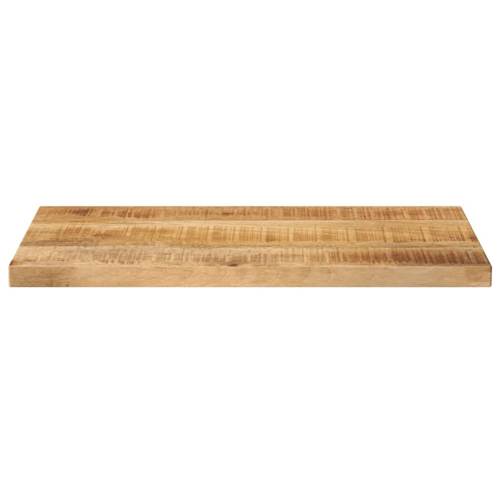 Tafelblad rechthoekig 50x40x2,5 cm massief ruw mangohout — afbeelding 3
