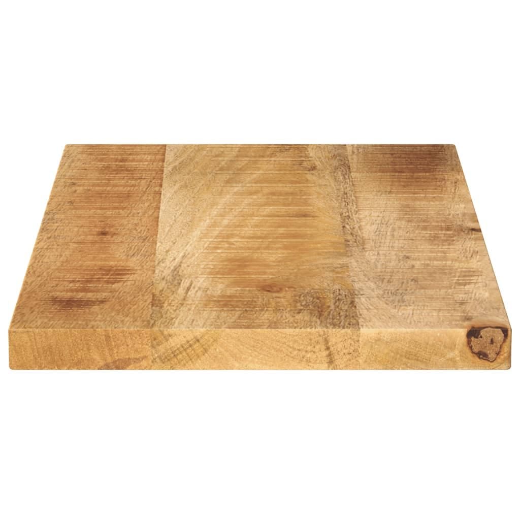 Tafelblad rechthoekig 50x40x2,5 cm massief ruw mangohout — afbeelding 4