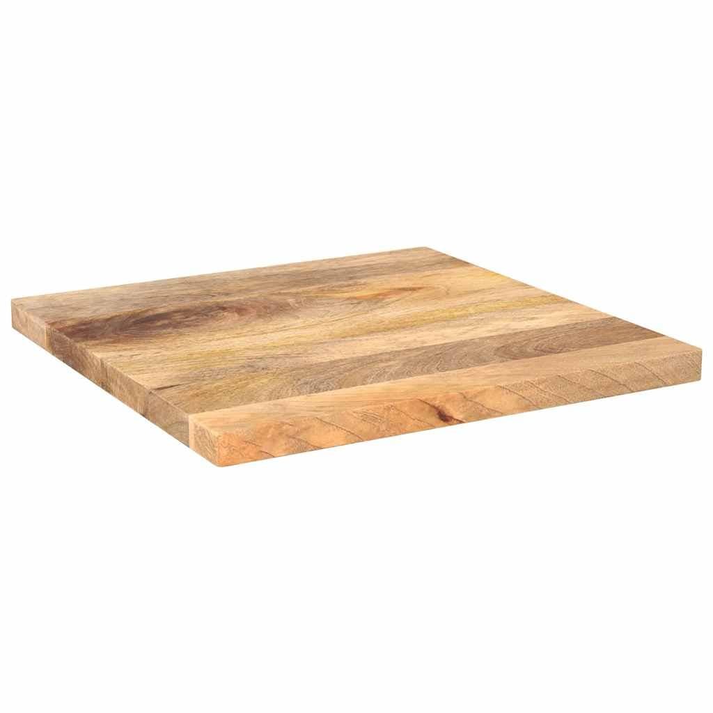 Tafelblad vierkant 60x60x2,5 cm massief mangohout — afbeelding 2
