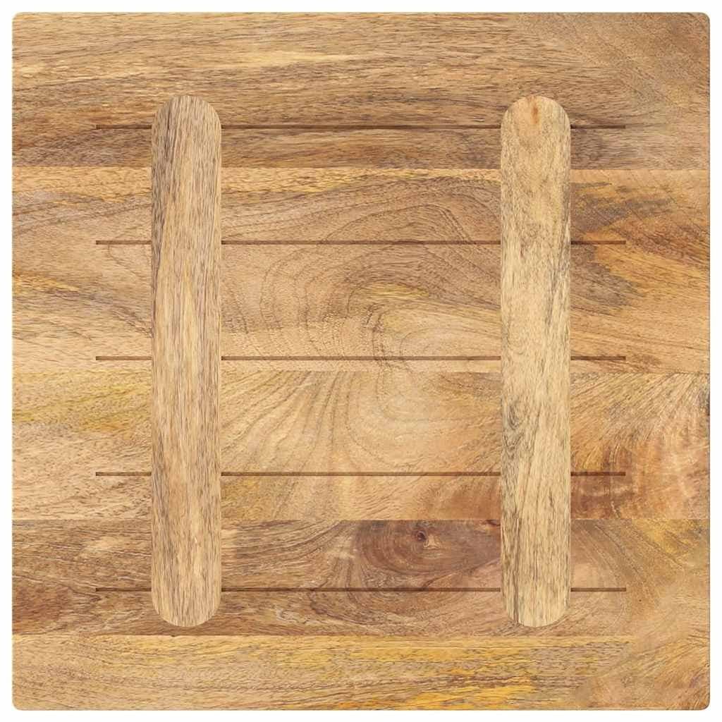 Tafelblad vierkant 60x60x2,5 cm massief mangohout — afbeelding 4