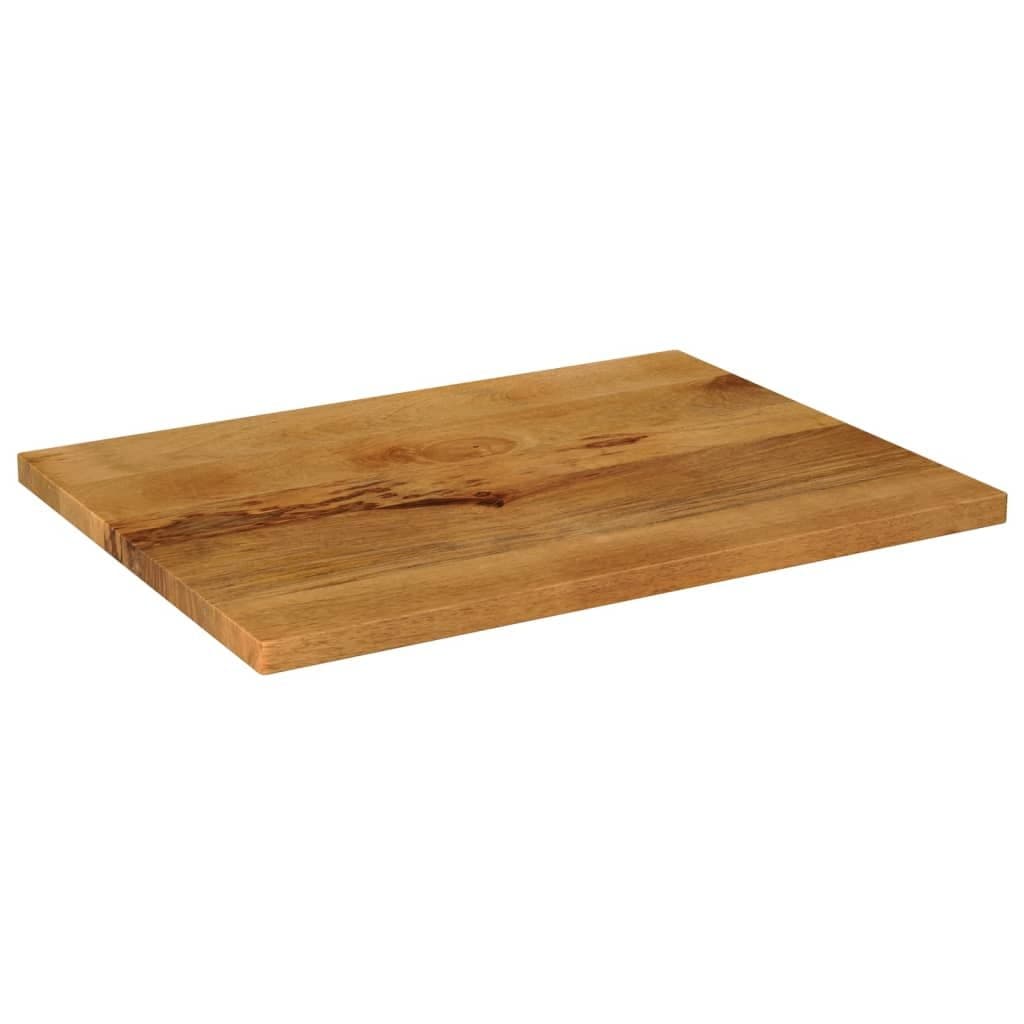 Tafelblad rechthoekig 90x60x3,8 cm massief mangohout — afbeelding 2