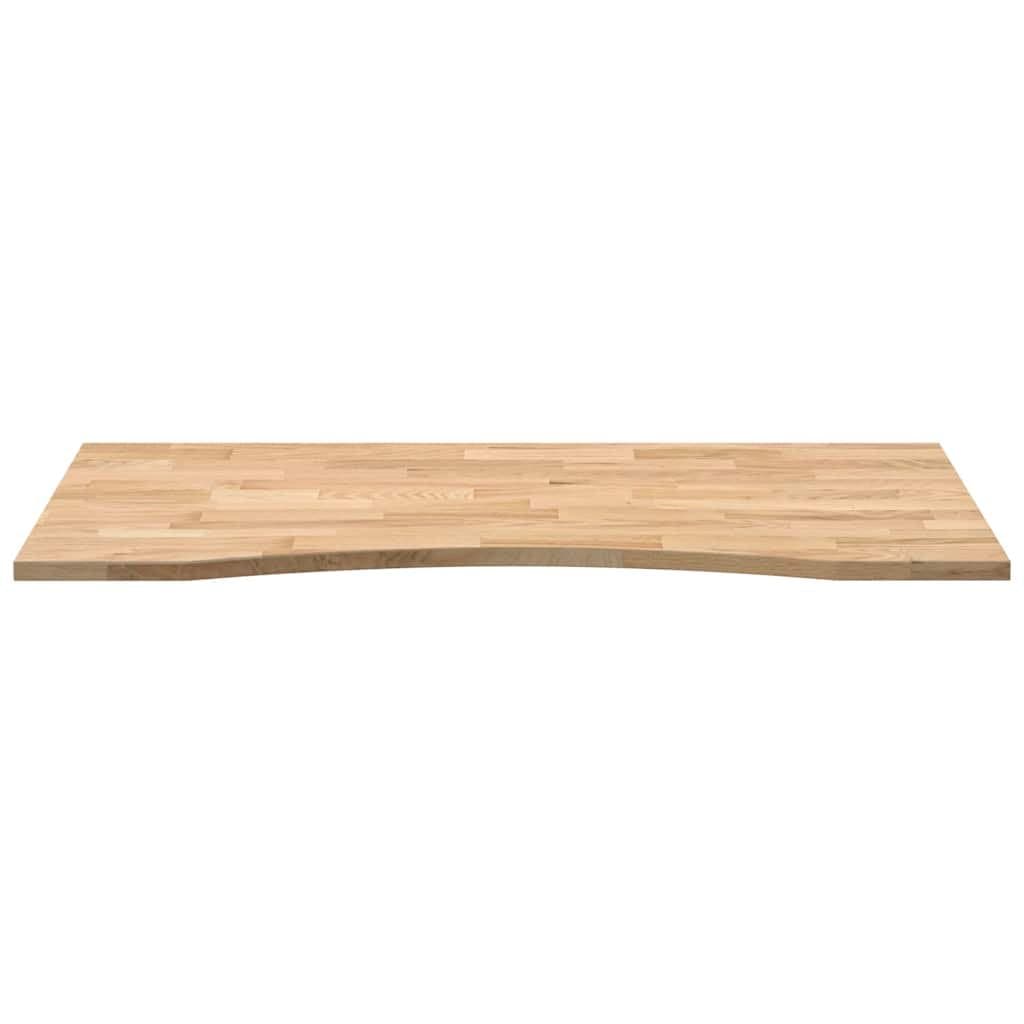 Bureaublad rechthoekig 120x60x2,5 cm onbehandeld eikenhout — afbeelding 5