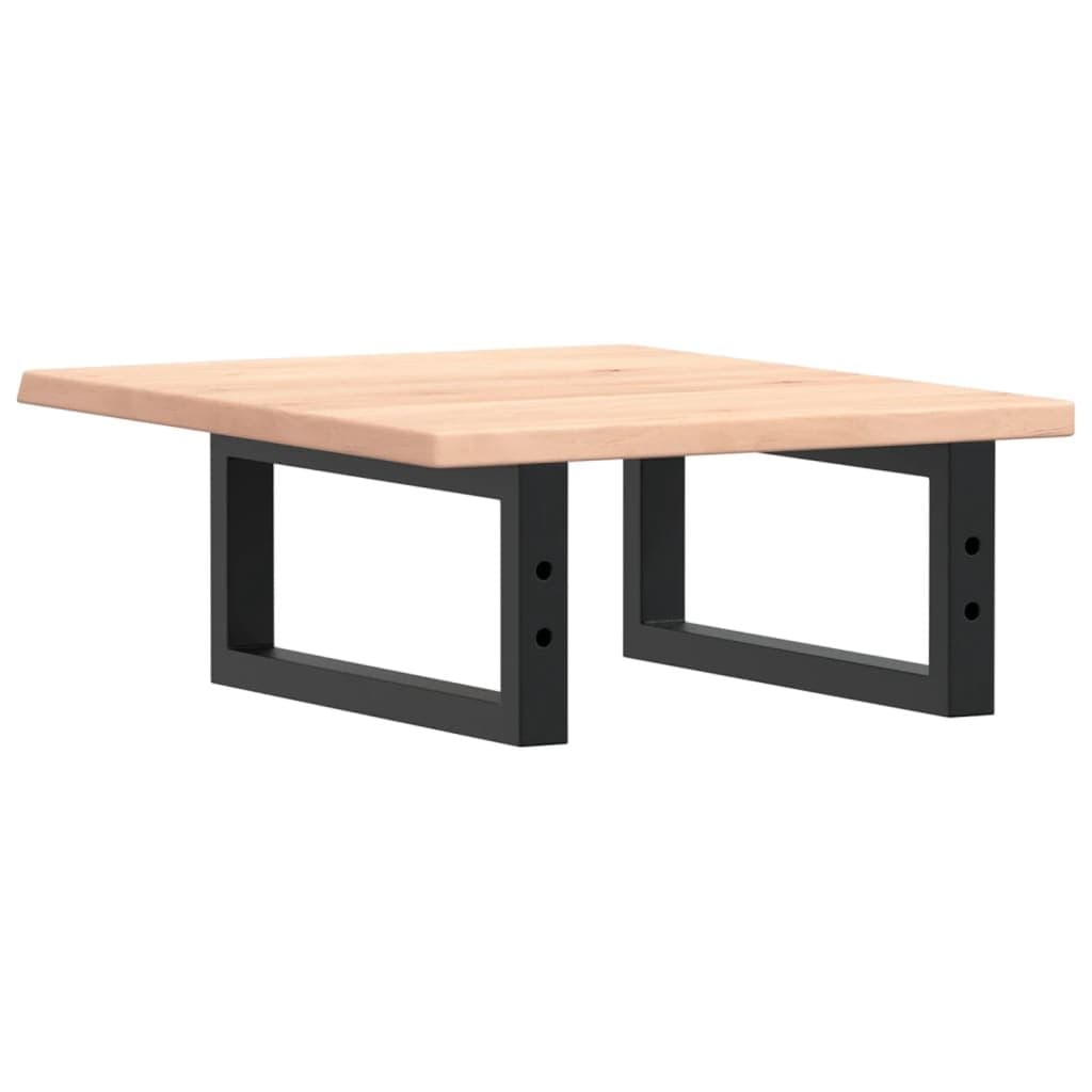 Badkamer wandschap staal en massief eikenhout — afbeelding 6