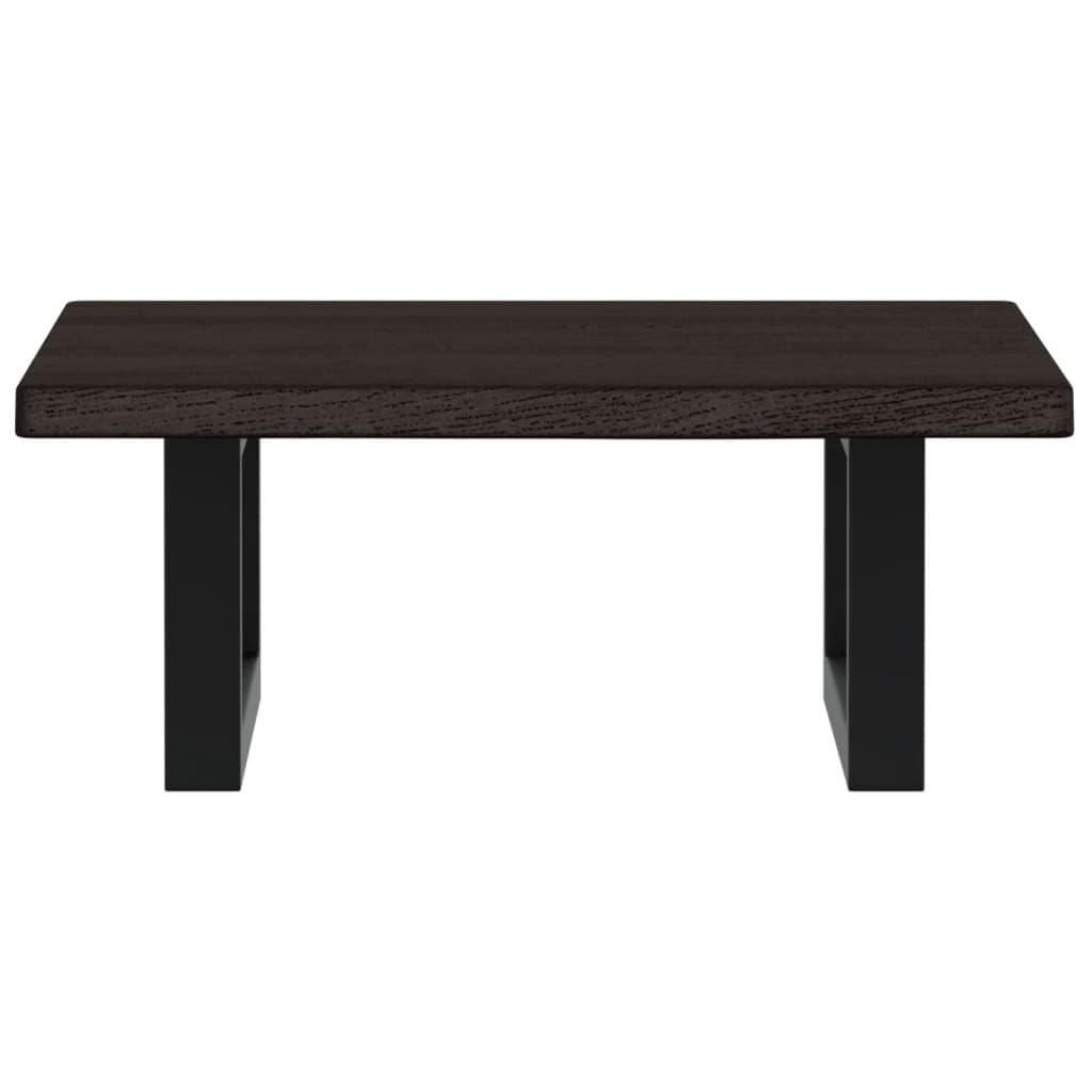 Badkamer wandschap staal en massief eikenhout — afbeelding 4