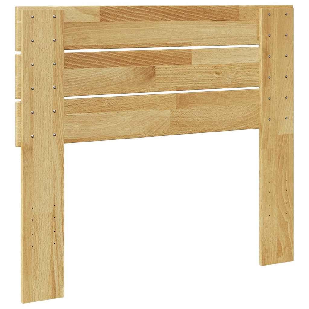Hoofdbord 75 cm massief hout eiken — afbeelding 5
