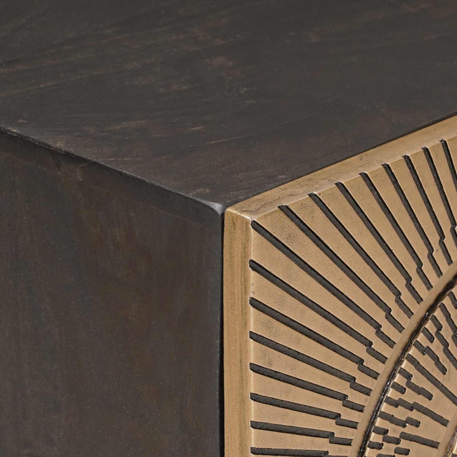TV Kast met lade met plank met opslag Koper 105 x 30 x 50 cm — afbeelding 6