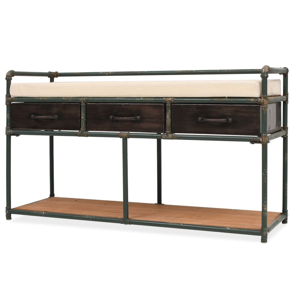 8718475582731_a_en_hd_1 Opbergbankje met kussen 107,5x34,5x59 cm - Afbeelding 1