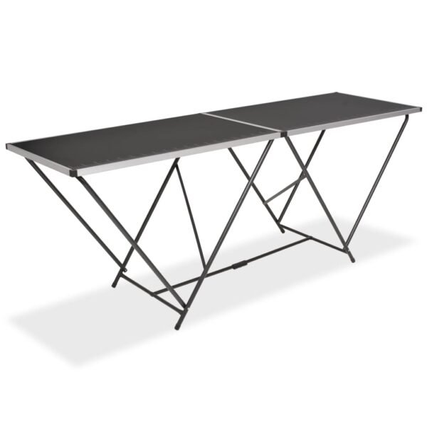 Provira Behangtafel inklapbaar 200x60x78 cm MDF en aluminium