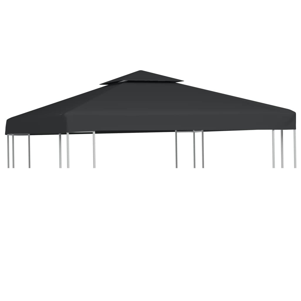 8718475870005_a_en_hd_1 Vervangend tentdoek prieel 310 g/m² 3x3 m donkergrijs - Image 1