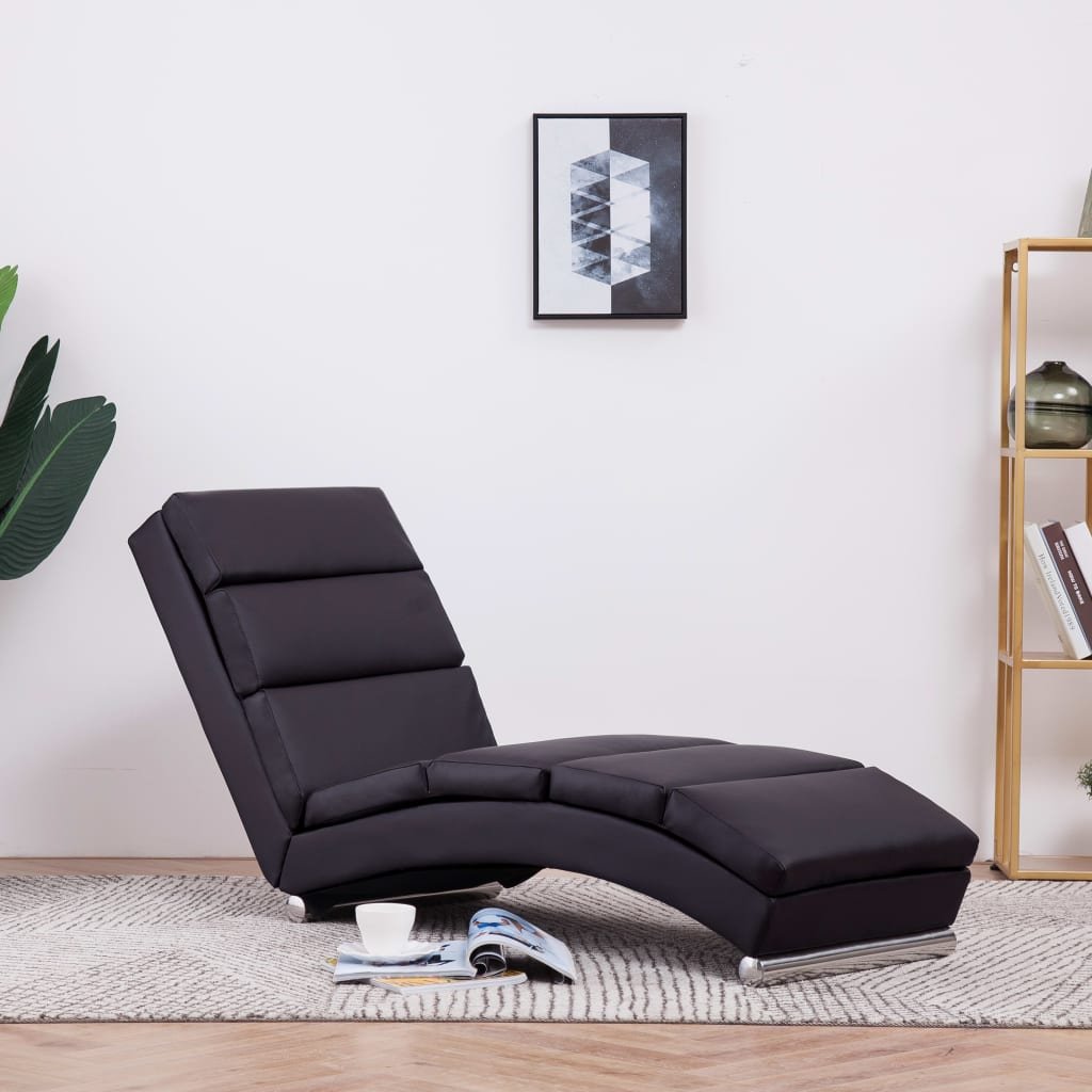 8719883568959_m_en_hd_1 Chaise longue kunstleer bruin - Image 1