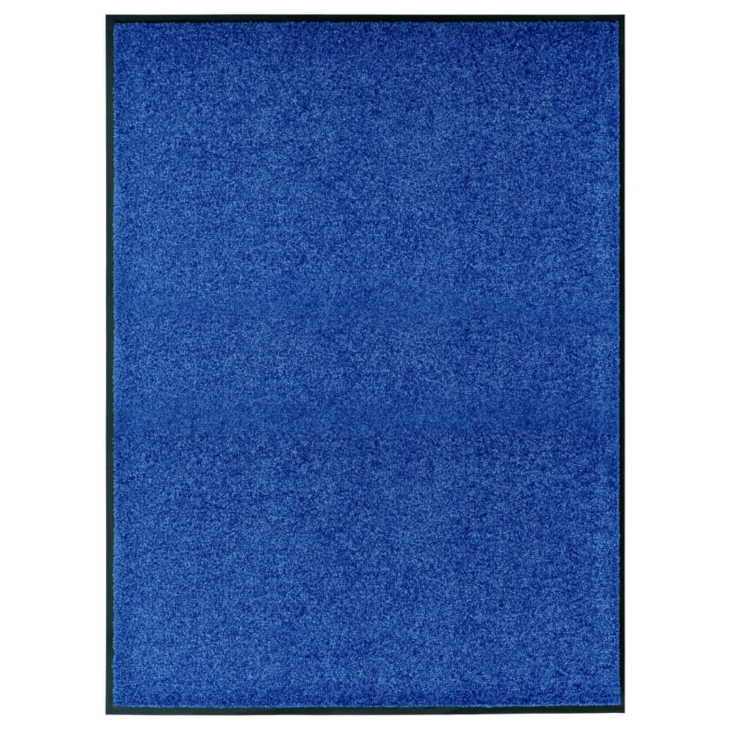 8720286064948_a_en_hd_1 Deurmat wasbaar 90x120 cm blauw - Afbeelding 1