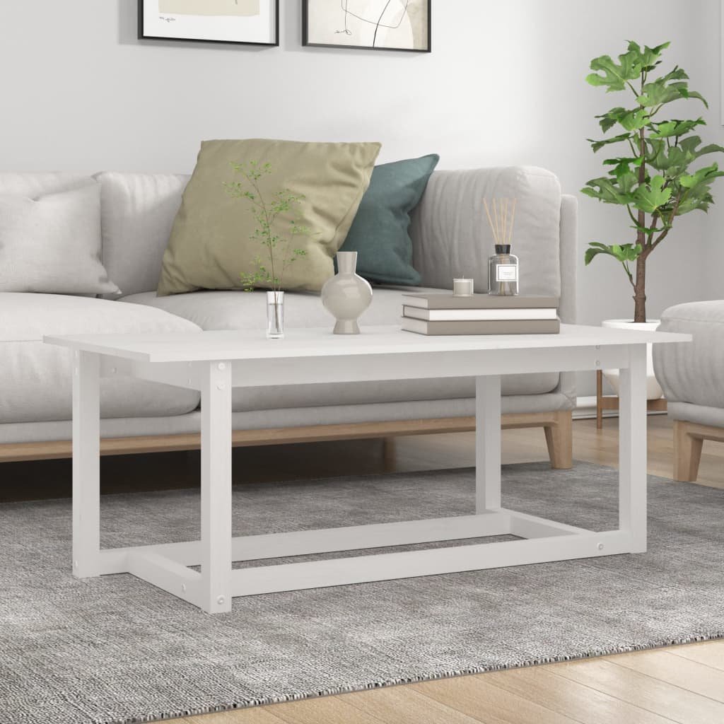 8720287206651_m_en_hd_1 Salontafel 110x55x45 cm massief grenenhout wit - Afbeelding 1