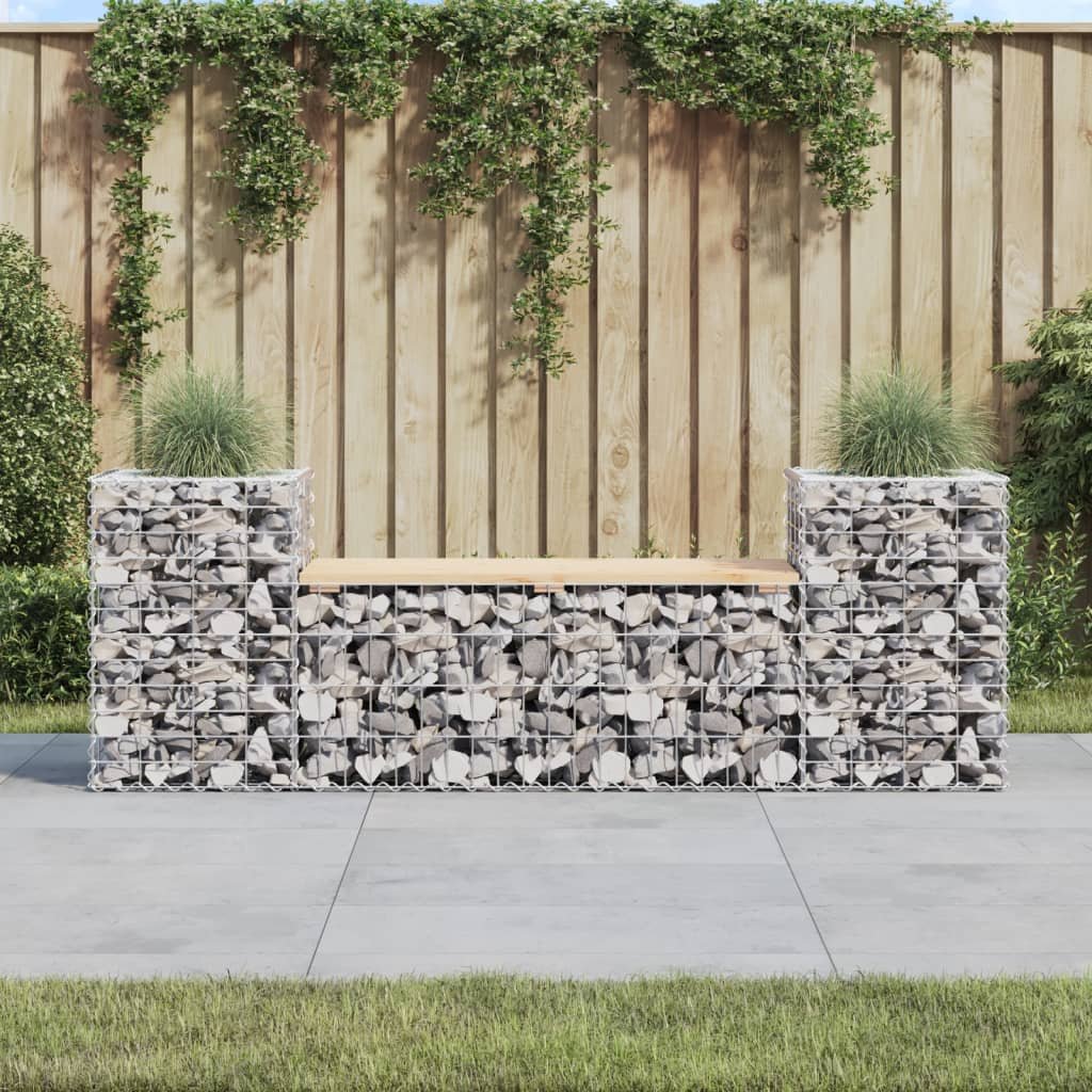 8720845446512_m_en_hd_1 Tuinbank schanskorfontwerp 183x41x60,5 cm massief grenenhout - Image 1
