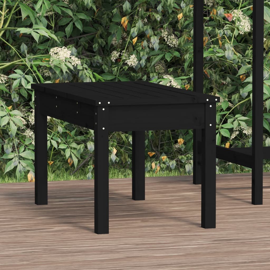 8720845691288_m_en_hd_1 Movio Tuinbank 80x44x45 cm massief grenenhout zwart - Image 1