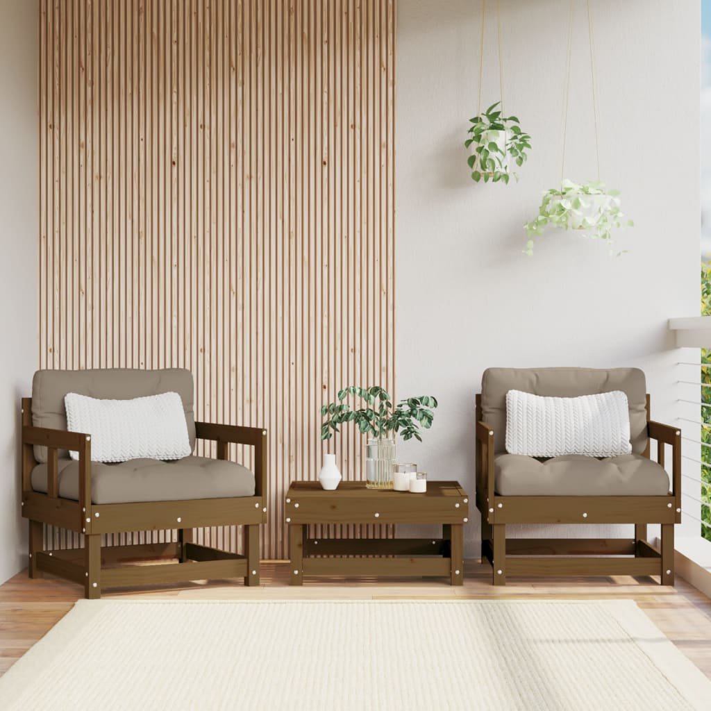 8720845805944_m_en_hd_1 Tuinstoelen 2 st massief grenenhout honingbruin - Image 1