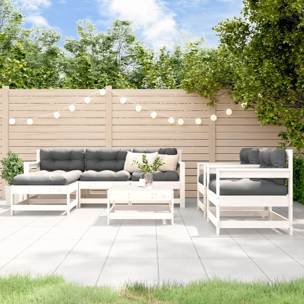 8720845836924_m_en_hd_1 7-delige Loungeset met kussens massief hout wit - Image 1